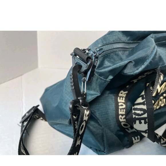Emotional Baggage Duffel — Teal Travel / Gym Bag, Graphic Strap - Picture 9 of 14